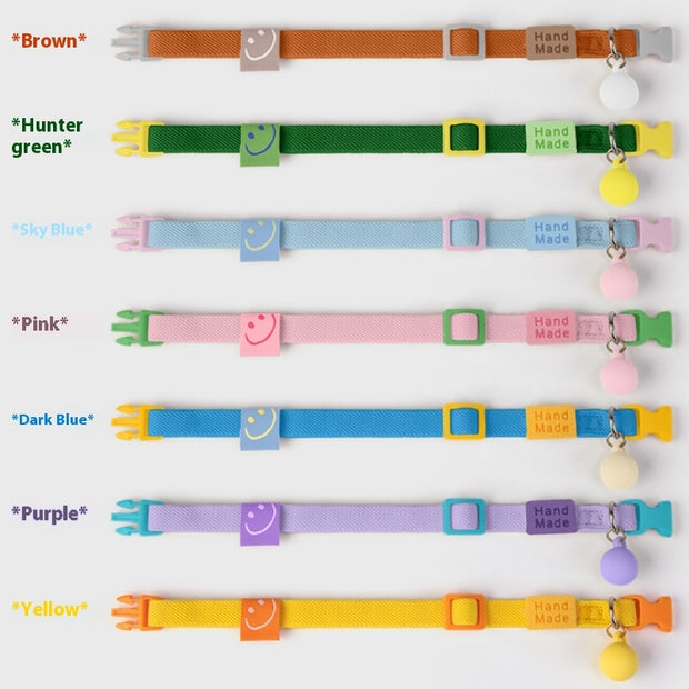 Small Dog Decorations Pet Collar Polyester