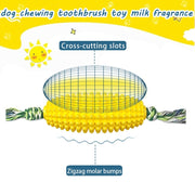 Puppy Toothbrush Clean Teeth Interactive Corn Toys Dog Toys