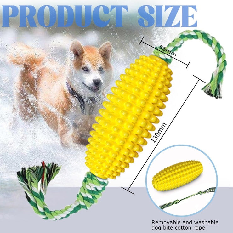 Puppy Toothbrush Clean Teeth Interactive Corn Toys Dog Toys