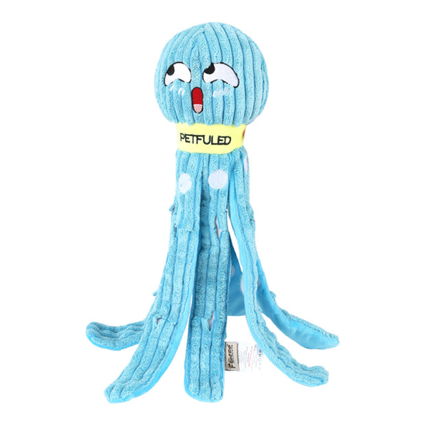 Interactive dog toy: snuffle, chew, puzzle, slow feed, plush fun