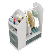 Children's Clothing Storage Racks, Clothing Racks, Children's Wardrobes, Open Hanging Wardrobes With Mirrors