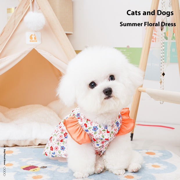Pet Skirt Dog Anti-lint Thin Clothes