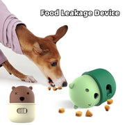 Pets Leakage Food Feeder Dog Interactive Training Toy Ball