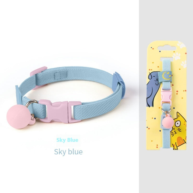 Small Dog Decorations Pet Collar Polyester