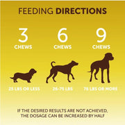 Supports digestion and anal glands with pumpkin and fiber-rich chews