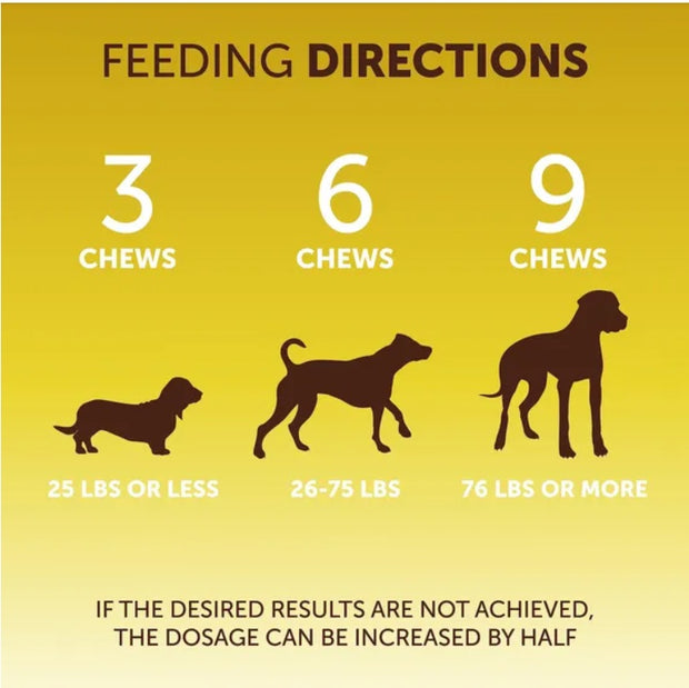 Supports digestion and anal glands with pumpkin and fiber-rich chews
