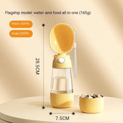 Portable Dog Water Bottle Food And Water Container For Pet Pets
