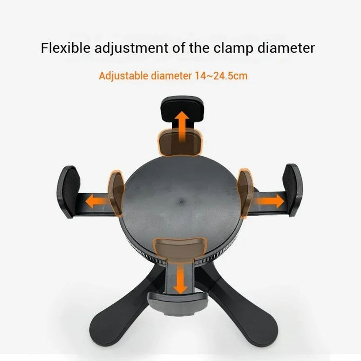 Adjustable Elevated Dog Food Bowls Stand Anti Slip Stability Pet Bowl Holder